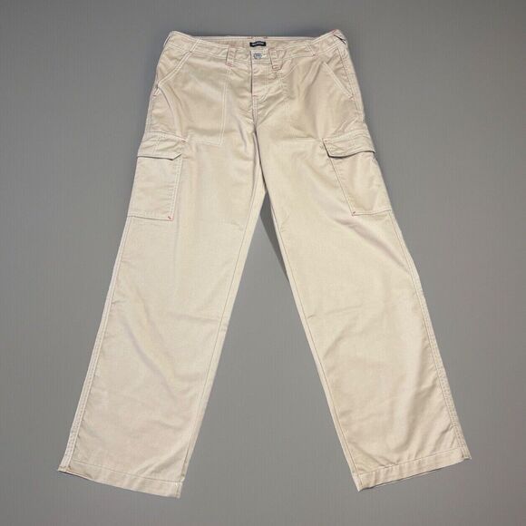 True Religion Women Size 32 Travertine Military Single Needle Cargo Pants 208061 - Picture 1 of 12